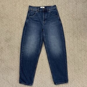 Banana Republic Rigid Bow Barrel jeans women's 27 Jeans Medium Wash High-Rise